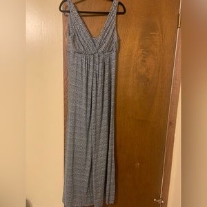 Tory Burch maxi dress. Blue white striped.